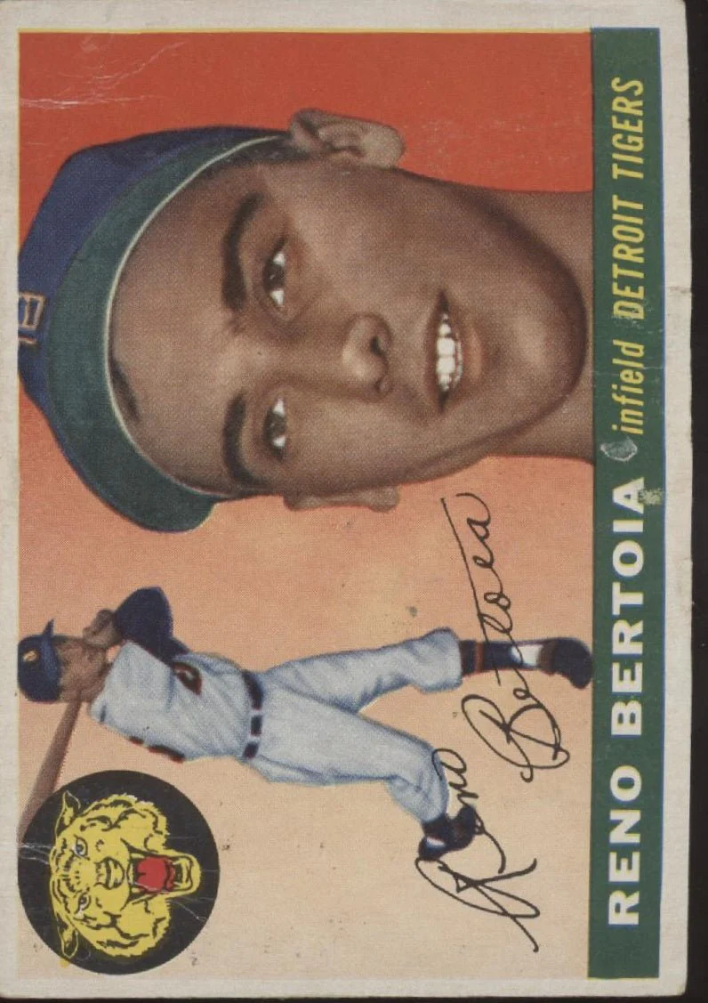 646-reno-bertoia-1955-topps-94-detroit-tigers-gd-2-1.webp Reno Bertoia 1955 Topps #94 Detroit Tigers GD #2