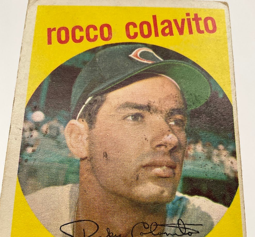 Rocco Colavito 1959 Topps #420 Cleveland Indians VG