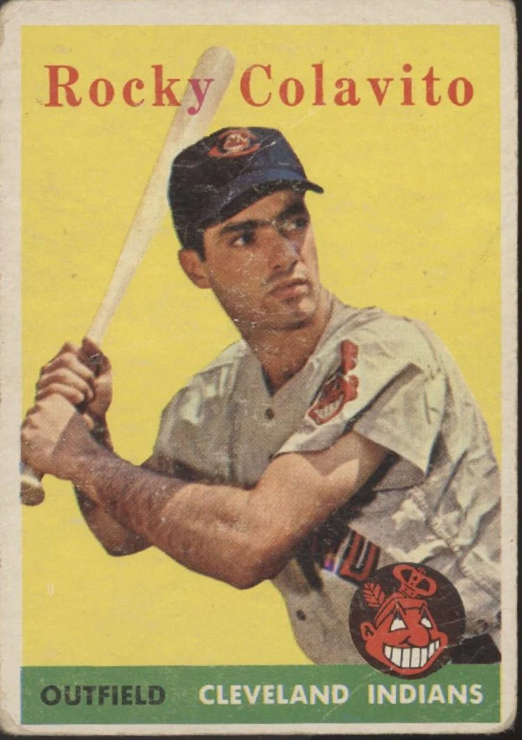 Rocky Colavito 1958 Topps #368 Cleveland Indians GD