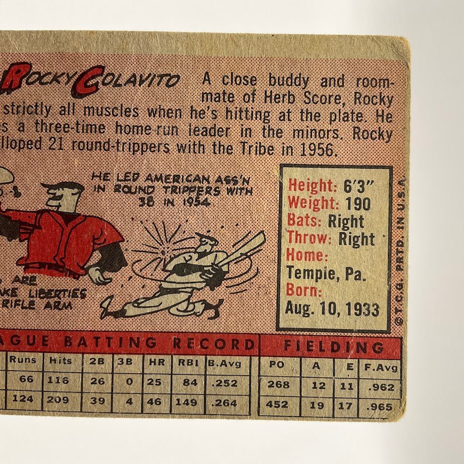650-rocky-colavito-1958-topps-368-cleveland-indians-gd-5.jpg Rocky Colavito 1958 Topps #368 Cleveland Indians GD