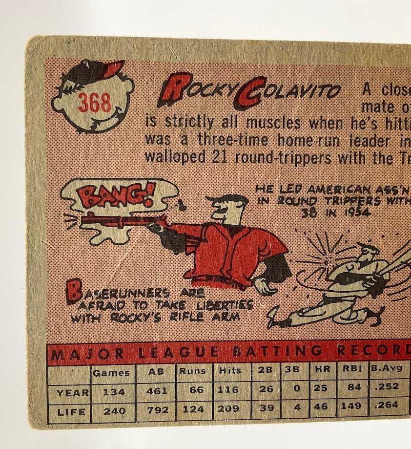 650-rocky-colavito-1958-topps-368-cleveland-indians-gd-6.jpg Rocky Colavito 1958 Topps #368 Cleveland Indians GD