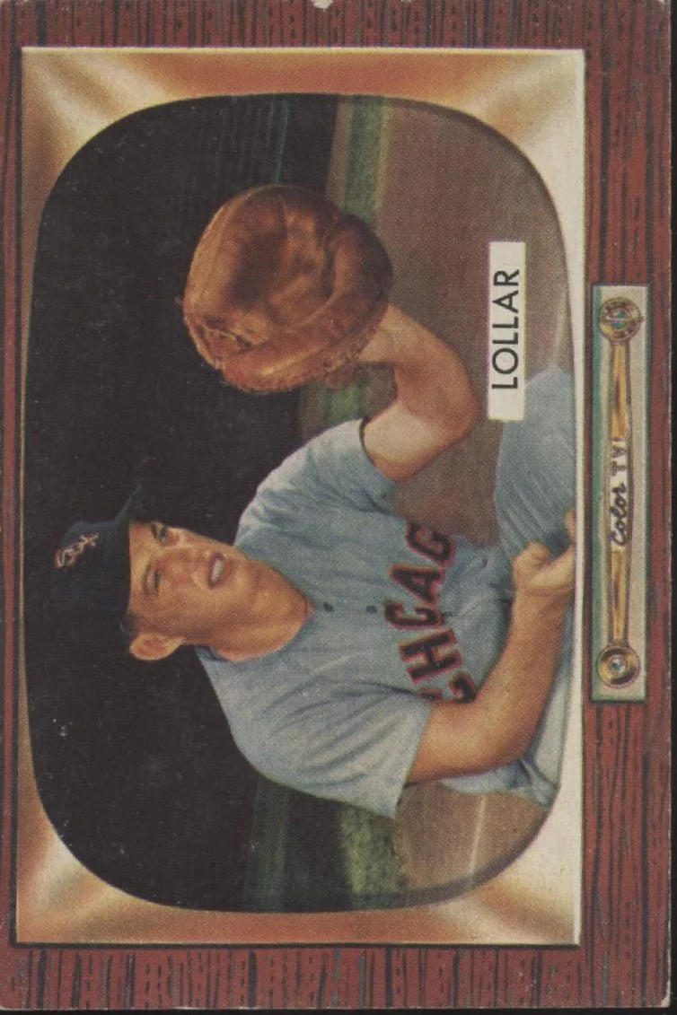 Sherman Lollar 1955 Bowman #174 Chicago White Sox VG-EX