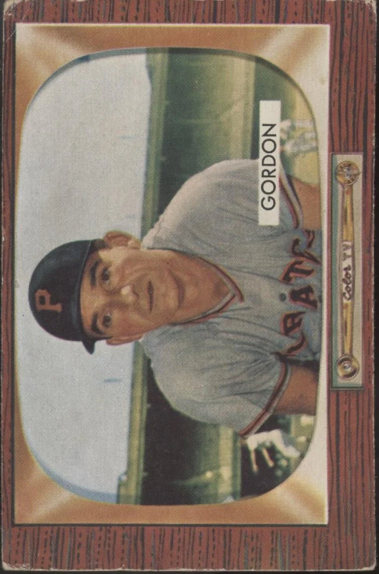 Sid Gordon 1955 Bowman #163 Pittsburgh Pirates VG #3