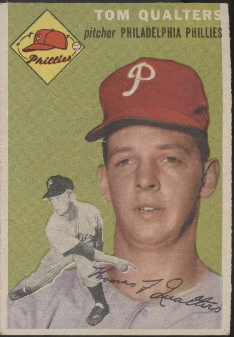 Tom Qualters 1954 Topps #174 Philadelphia Phillies GD