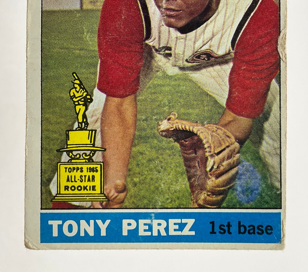 Tony Perez 1966 Topps #72 Cincinnati Reds GD