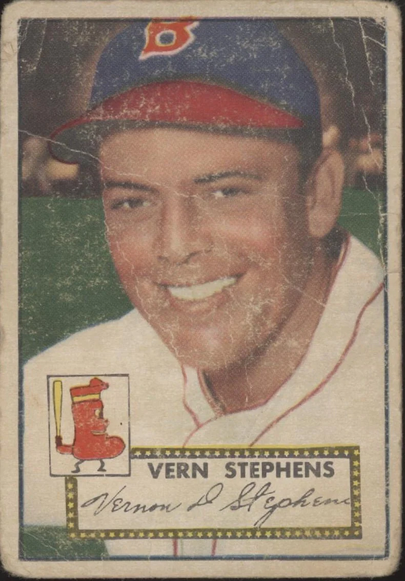 Vern Stephens 1952 #84 Boston Red Sox PR #2