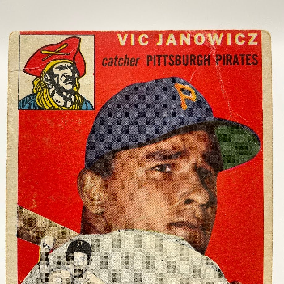 Vic Janowicz 1954 Topps #16 Pittsburgh Pirates GD