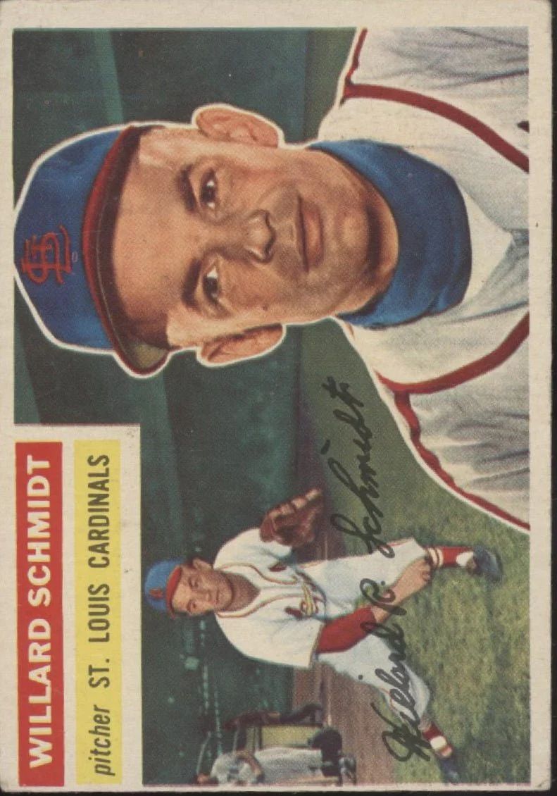 678-willard-schmidt-1956-topps-323-st.-louis-cardinals-vg-ex-1.webp Willard Schmidt 1956 Topps #323 St. Louis Cardinals VG-EX