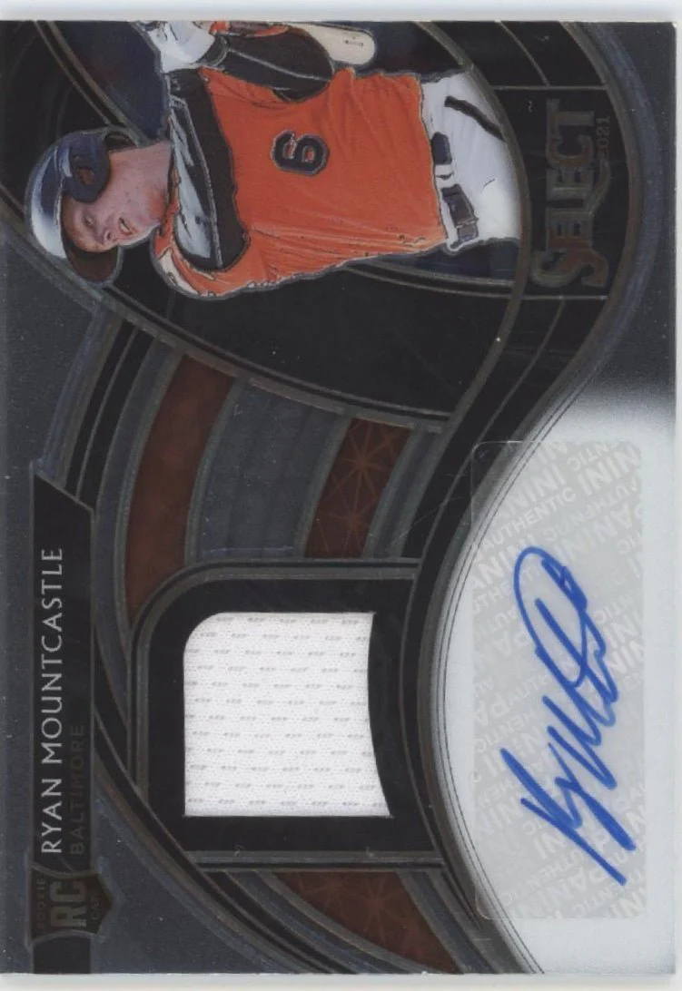 Ryan Mountcastle 2021 Panini Select Swatch RC Auto #RJA-RM