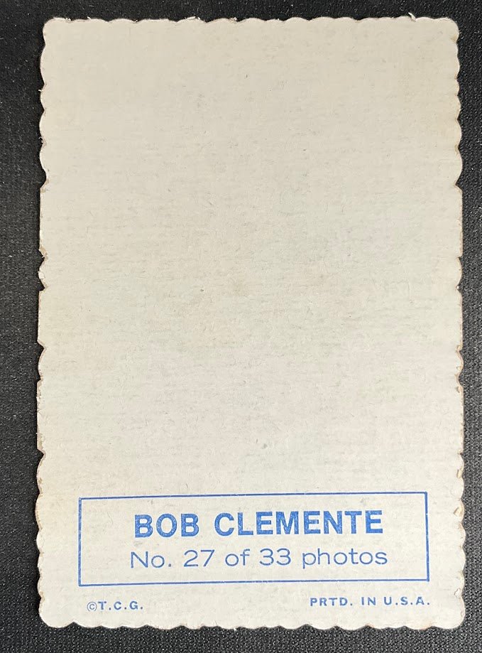 Bob Clemente 1969 Topps Deckle Edge #27 Pittsburgh Pirates GD #2