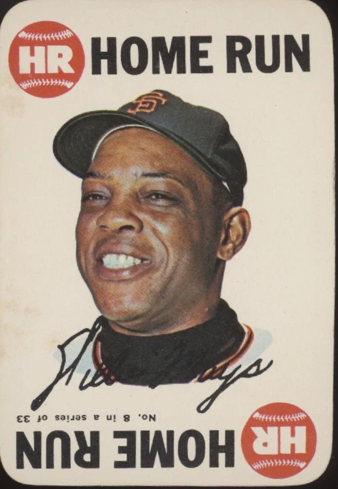 Willie Mays 1968 Topps Game #8 San Francisco Giants VG-EX #2