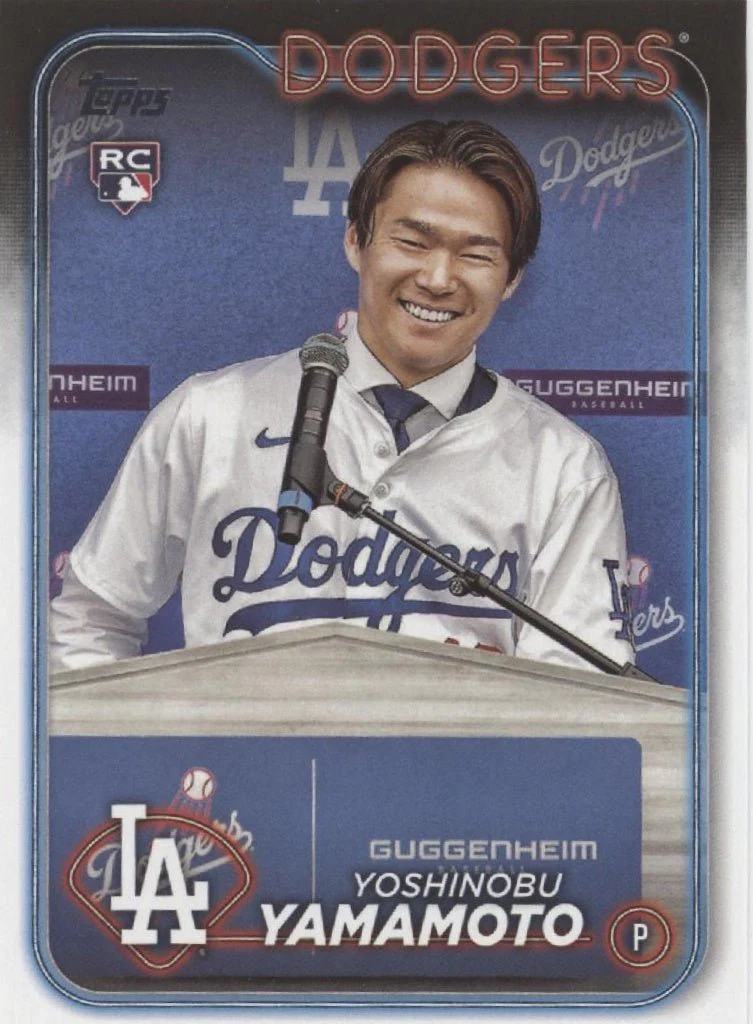 Yoshinobu Yamamoto 2024 Topps Complete Sets RC #553
