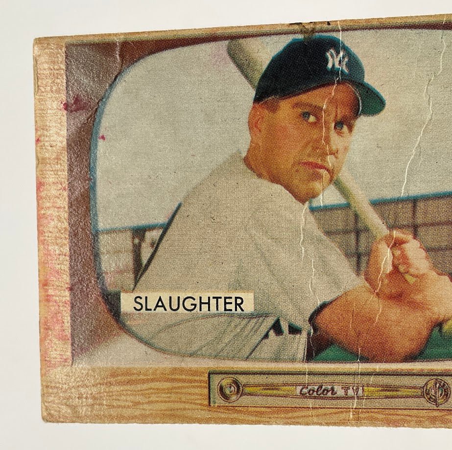 Enos Slaughter 1955 Bowman #60 New York Yankees GD