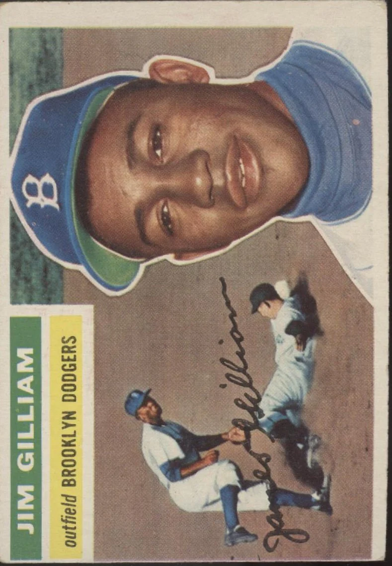Jim Gilliam 1956 Topps #280 Brooklyn Dodgers VG