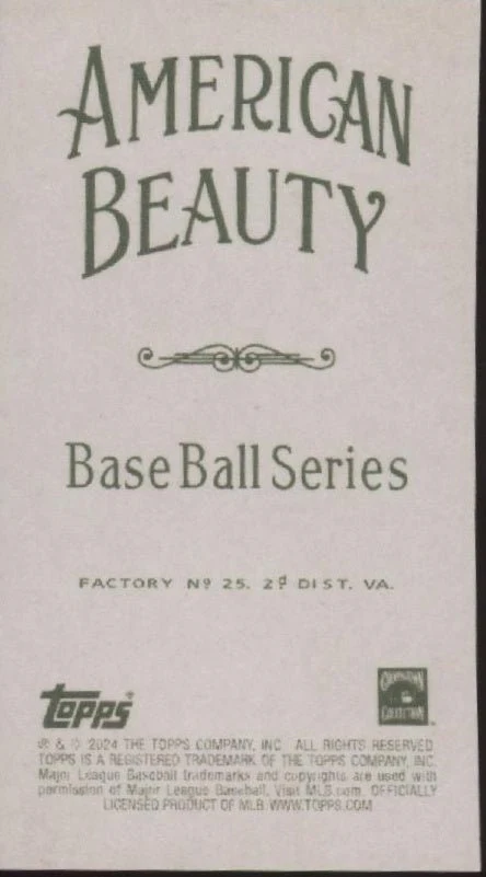 Mariano Rivera 2024 Topps 206 American Beauty Back Mini