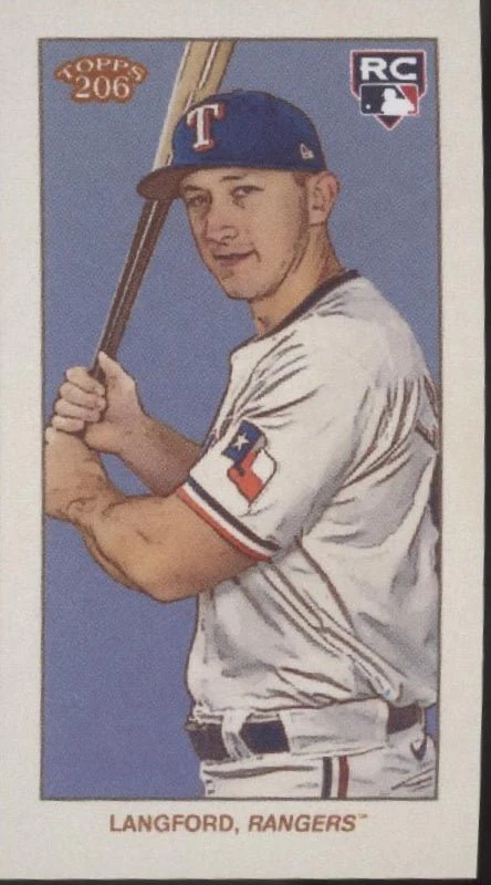 Wyatt Langford 2024 Topps 206 El Principe De Gales Back RC Mini