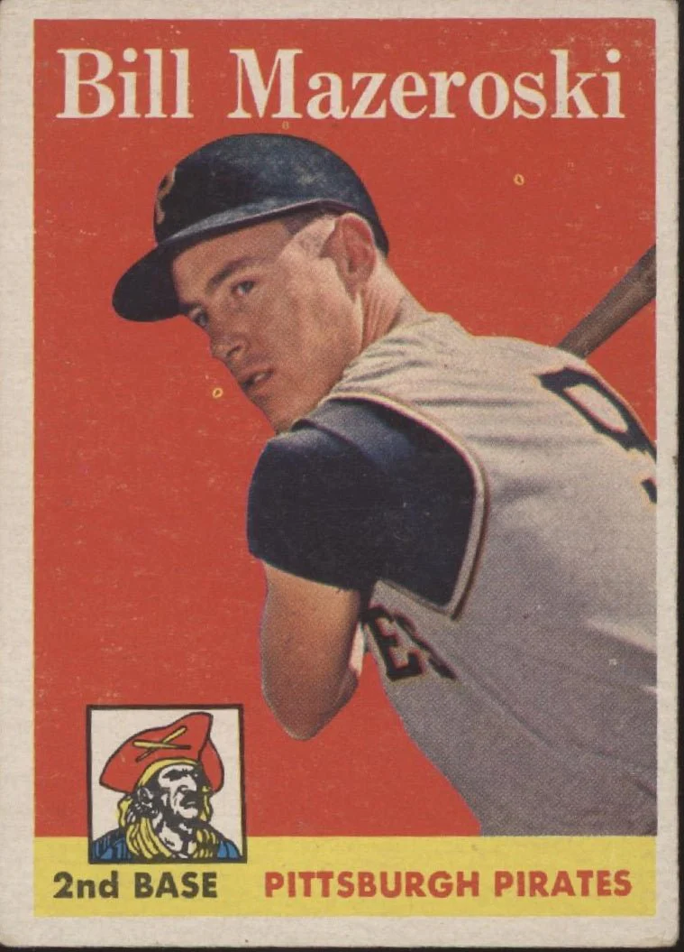 Bill Mazeroski 1958 Topps #238 Pittsburgh Pirates VG-EX