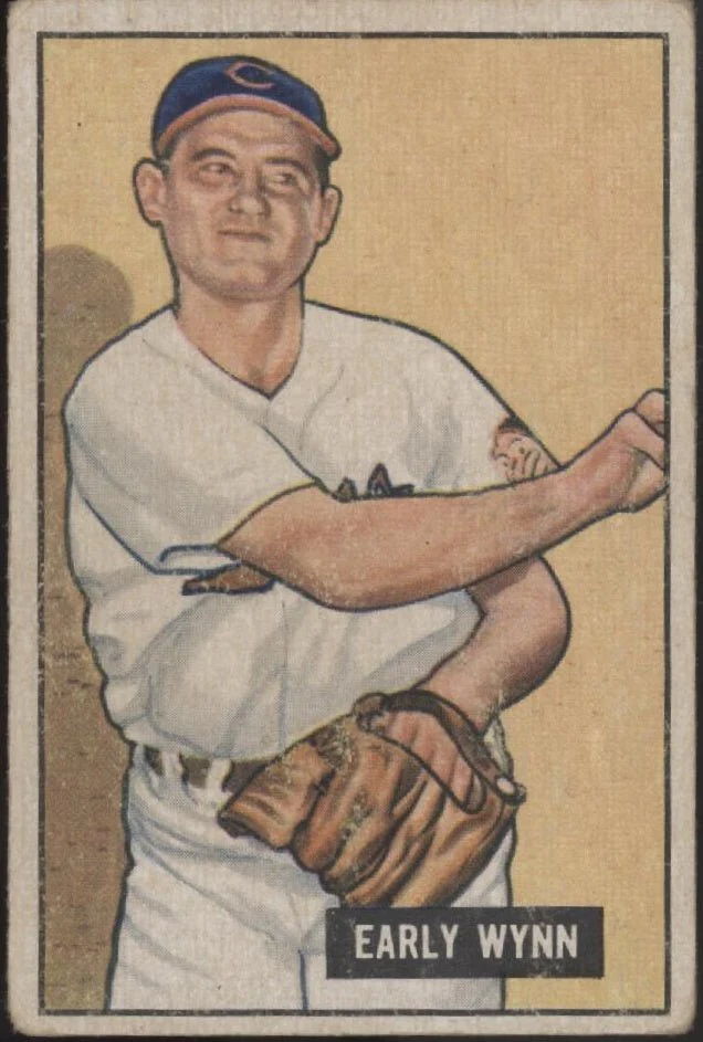 Early Wynn 1951 Bowman #78 Cleveland Indians VG