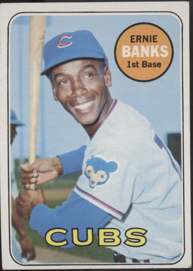Ernie Banks 1969 Topps #20 Chicago Cubs VG-EX