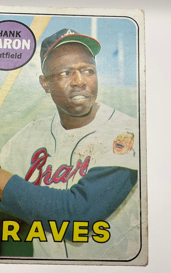 Hank Aaron 1969 Topps #100 Atlanta Braves GD #3