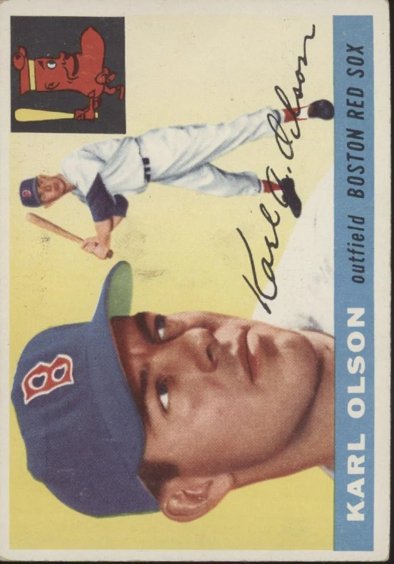 729-karl-olson-1955-topps-72-boston-red-sox-vg-ex-3-1.webp Karl Olson 1955 Topps #72 Boston Red Sox VG-EX #3