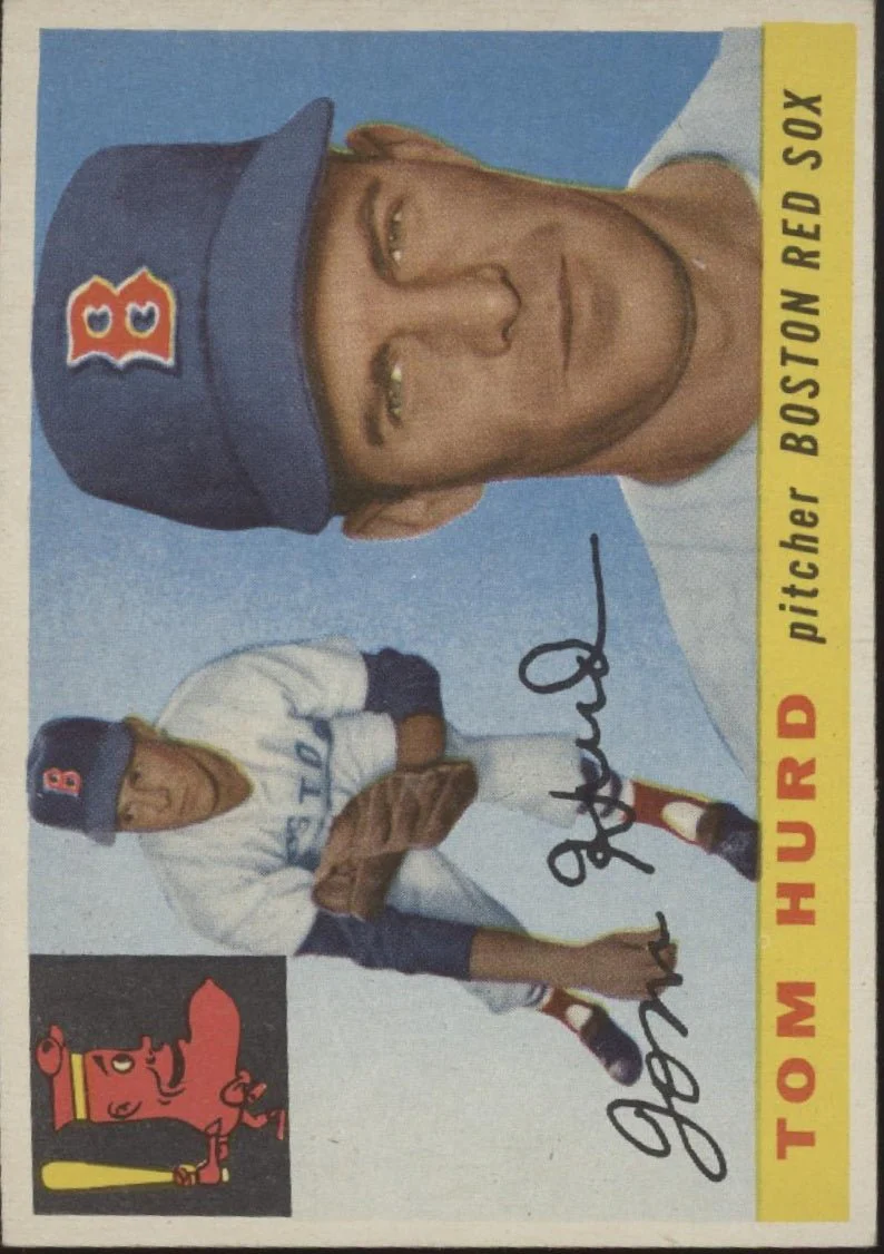 Tom Hurd 1955 Topps #116 Boston Red Sox VG-EX