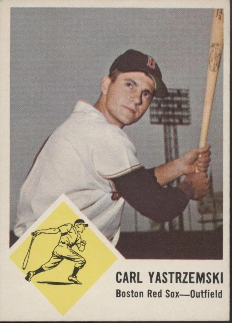 Carl Yastrzemski 1963 Fleer #8 Boston Red Sox EX