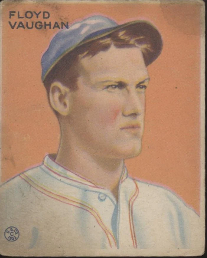 Floyd Vaughan 1933 Goudey RC #229 Pittsburgh Pirates GD
