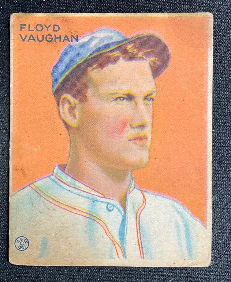 Floyd Vaughan 1933 Goudey RC #229 Pittsburgh Pirates GD