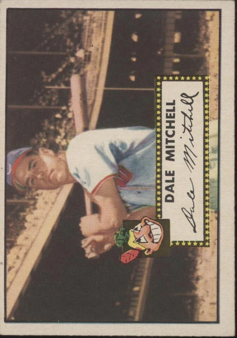 Dale Mitchell 1952 Topps #92 Cleveland Indians VG