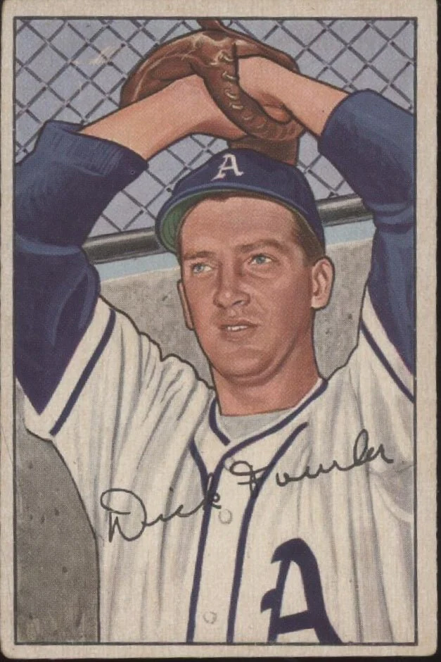 755-dick-fowler-1952-bowman-190-philadelphia-athletics-vg-ex-1.webp Dick Fowler 1952 Bowman #190 Philadelphia Athletics VG-EX