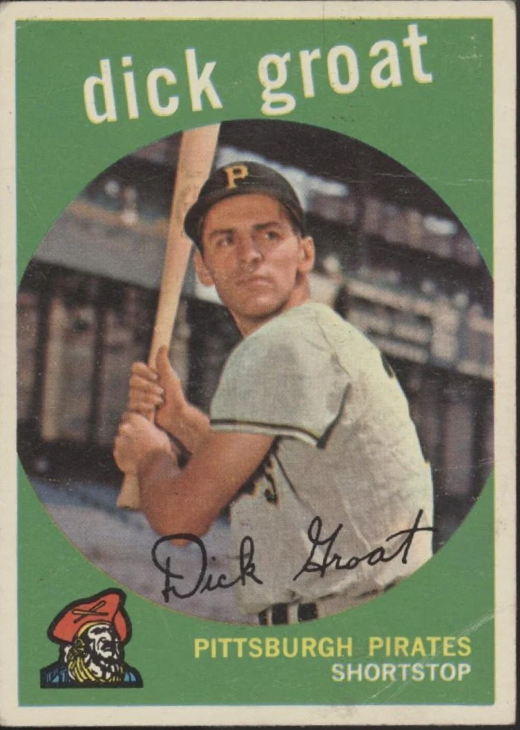 Dick Groat 1959 Topps #160 Pittsburgh Pirates VG