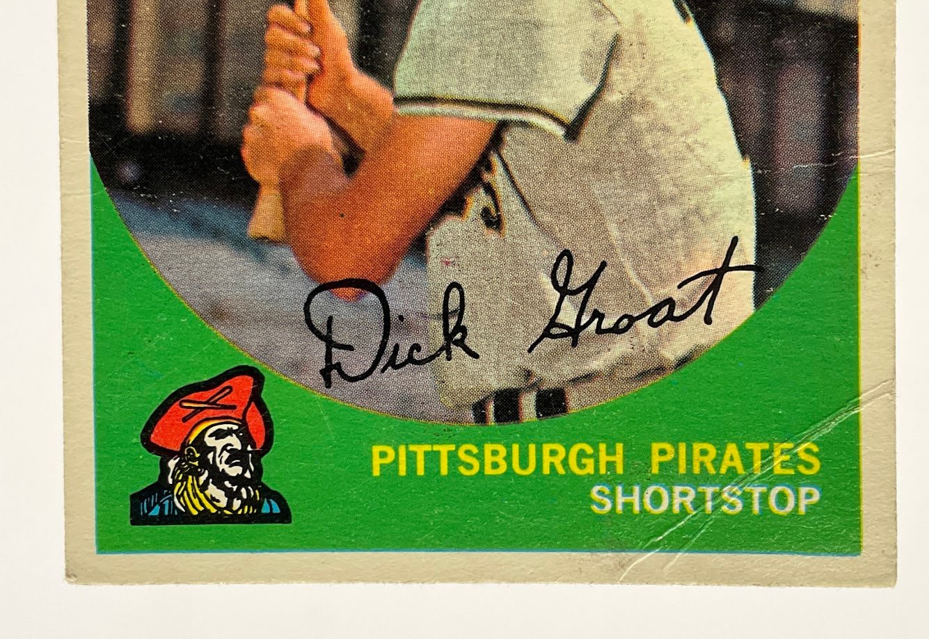 Dick Groat 1959 Topps #160 Pittsburgh Pirates VG