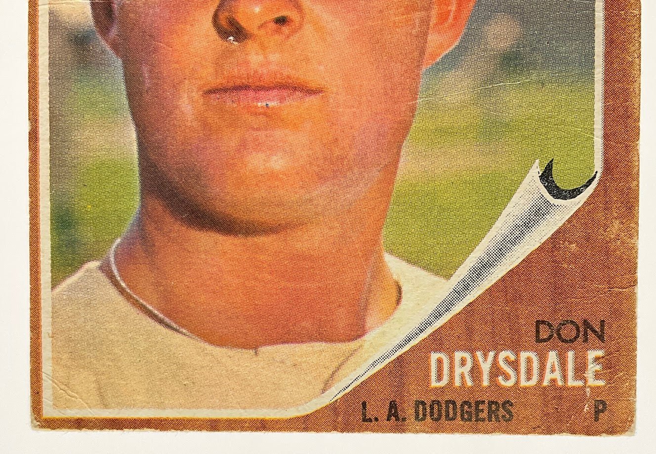 Don Drysdale 1962 Topps #340 Los Angeles Dodgers VG