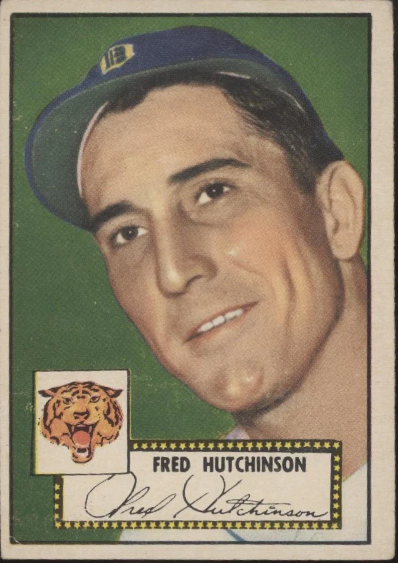 Fred Hutchinson 1952 Topps #126 Detroit Tigers VG