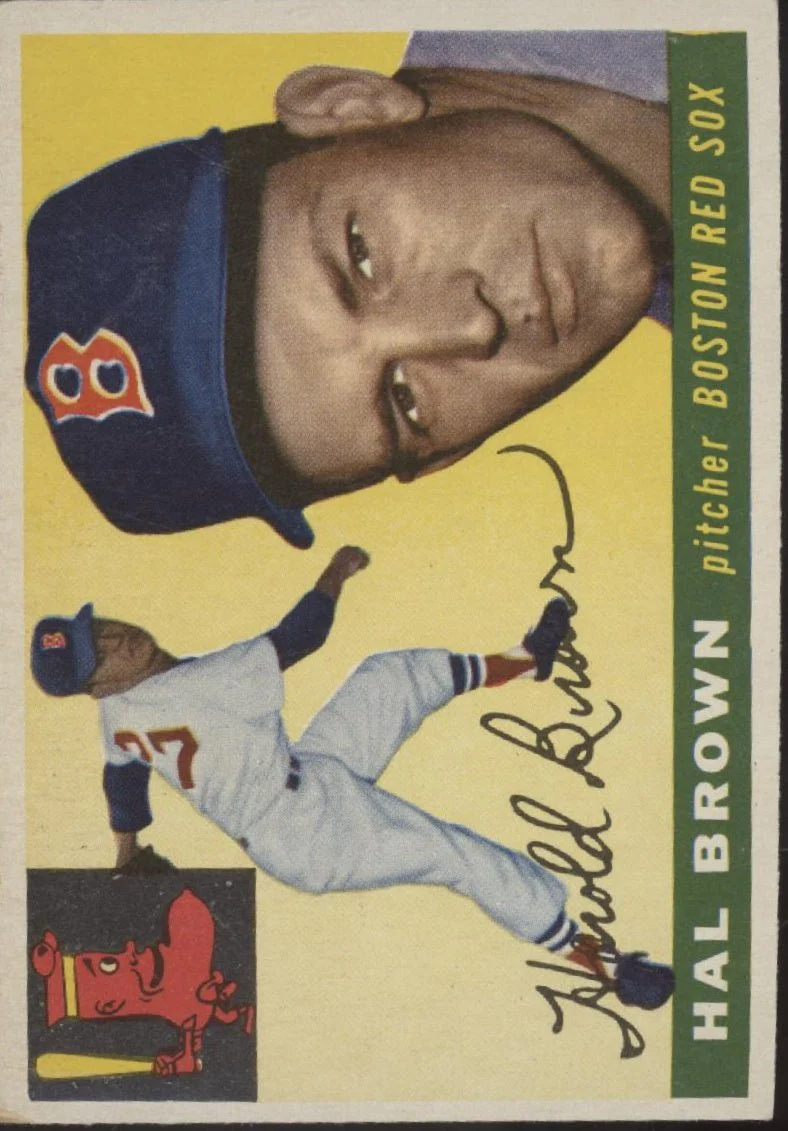 Hal Brown 1955 Topps #148 Boston Red Sox VG-EX #1