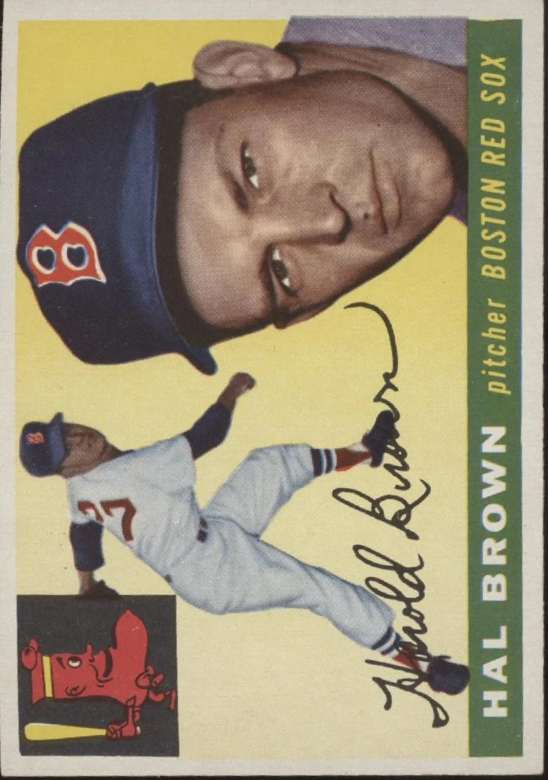 Hal Brown 1955 Topps #148 Boston Red Sox VG-EX #2