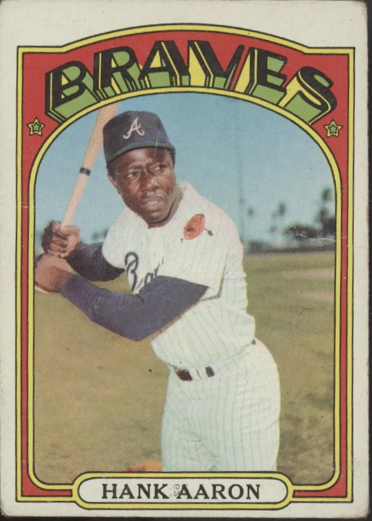 Hank Aaron 1972 Topps #299 Atlanta Braves VG