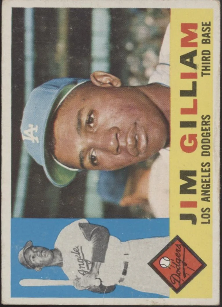 Jim Gilliam 1960 Topps #255 Los Angeles Dodgers VG-EX