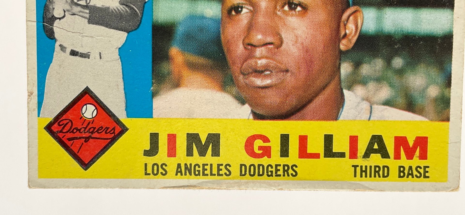 Jim Gilliam 1960 Topps #255 Los Angeles Dodgers VG-EX