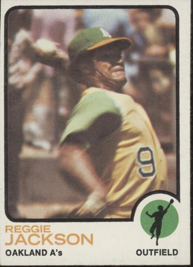 Reggie Jackson 1973 Topps #255 Oakland Athletics VG