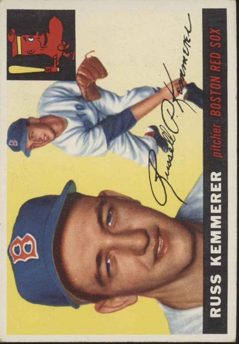 Russ Kemmerer 1955 Topps #18 Boston Red Sox VG