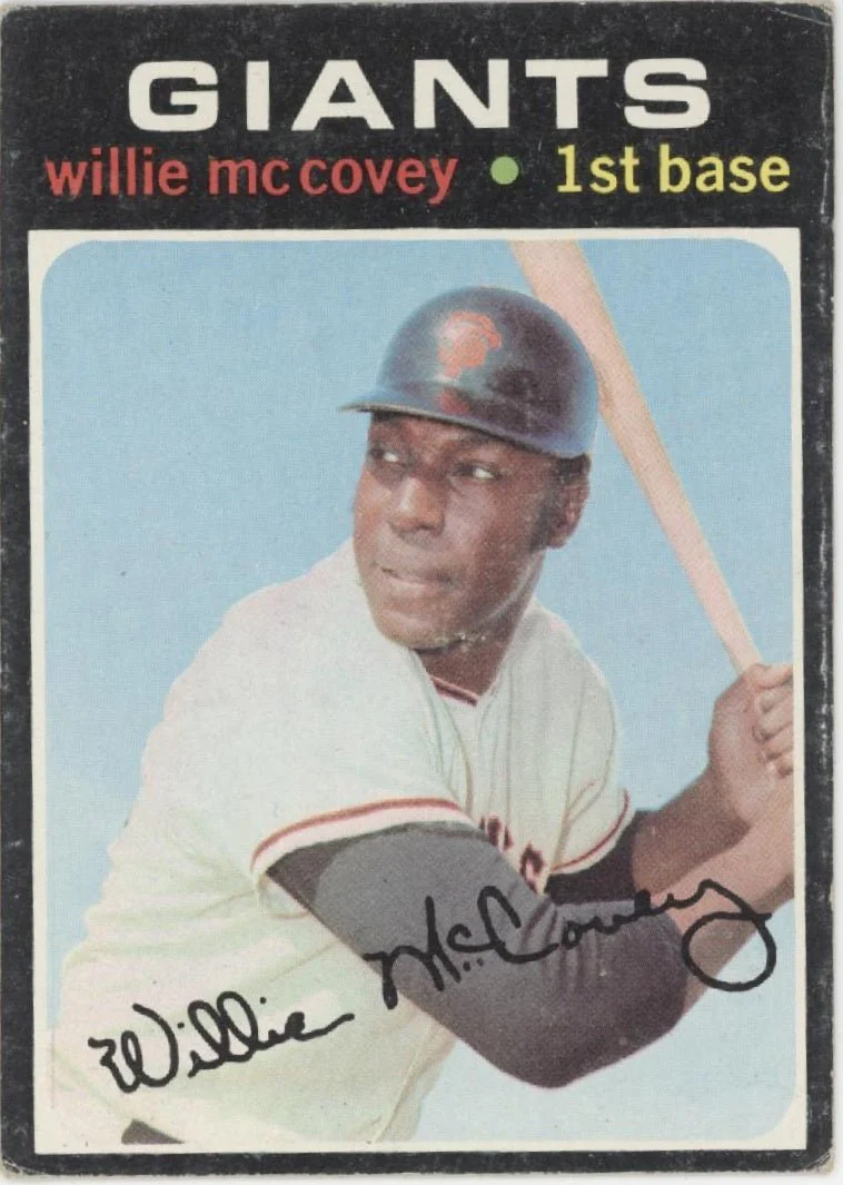 Willie McCovey 1971 Topps #50 San Francisco Giants VG