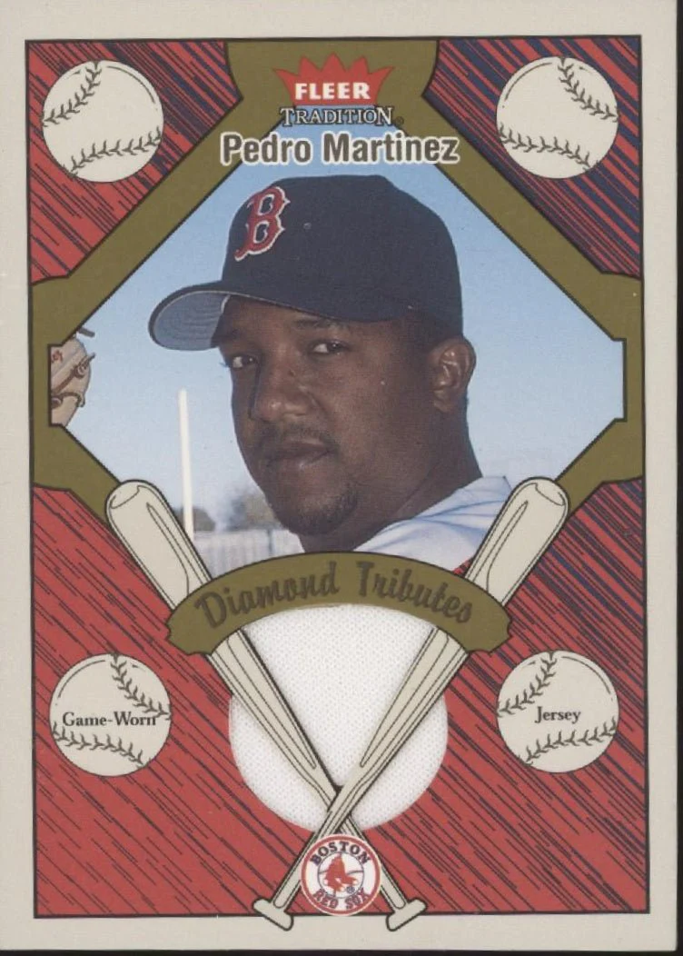 Pedro Martinez 2004 Fleer Tradition Diamond Tributes Swatch #DT-PM