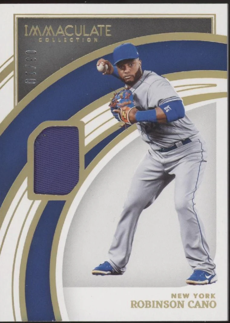 Robinson Cano 2022 Panini Immaculate Collection Swatch 03/10 #80