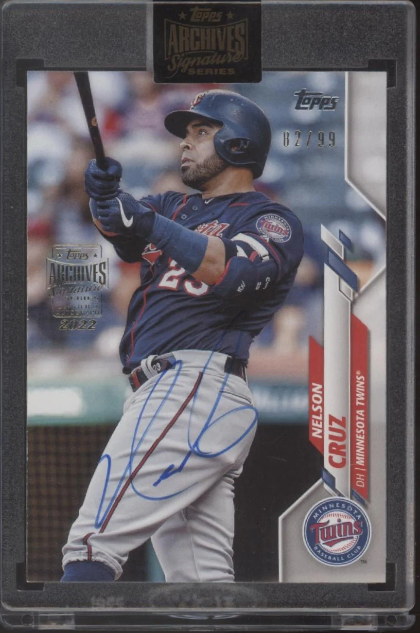 Nelson Cruz 2022 Topps Archives Auto 82/99 #281