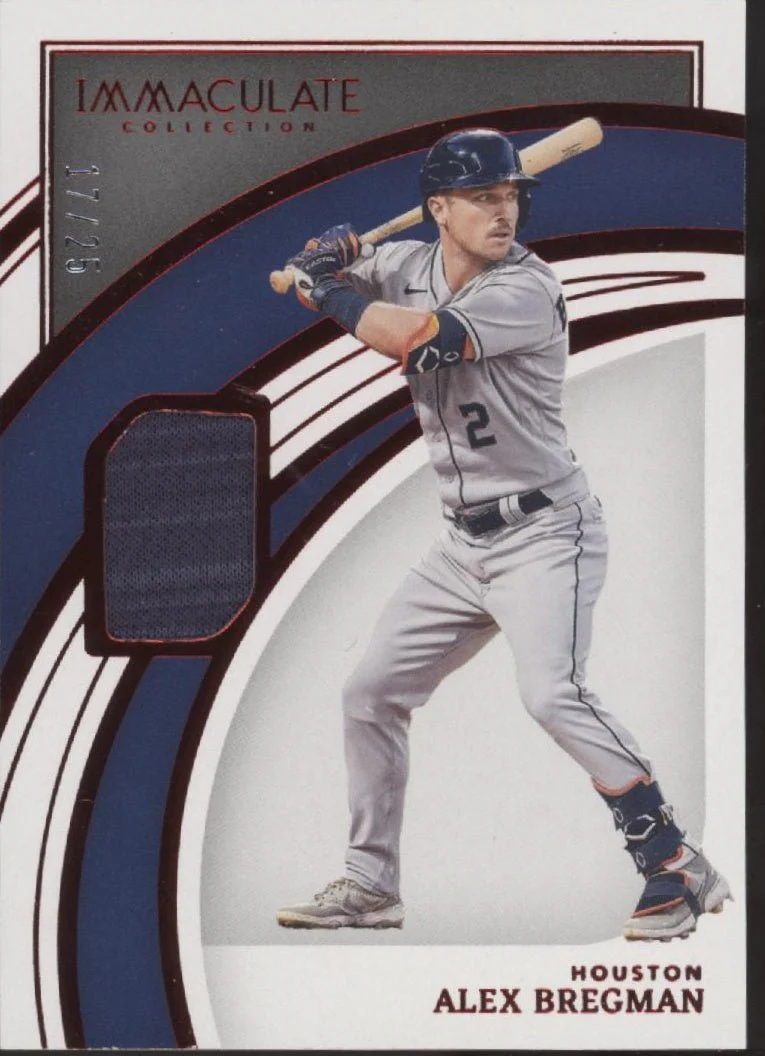 Alex Bregman 2022 Panini Immaculate Collection Red Swatch 17/25 #5