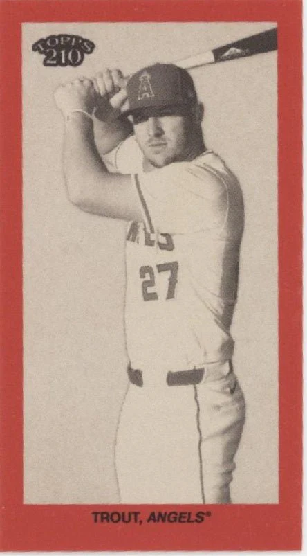Mike Trout 2024 Topps 210 Series Old Mill Mini