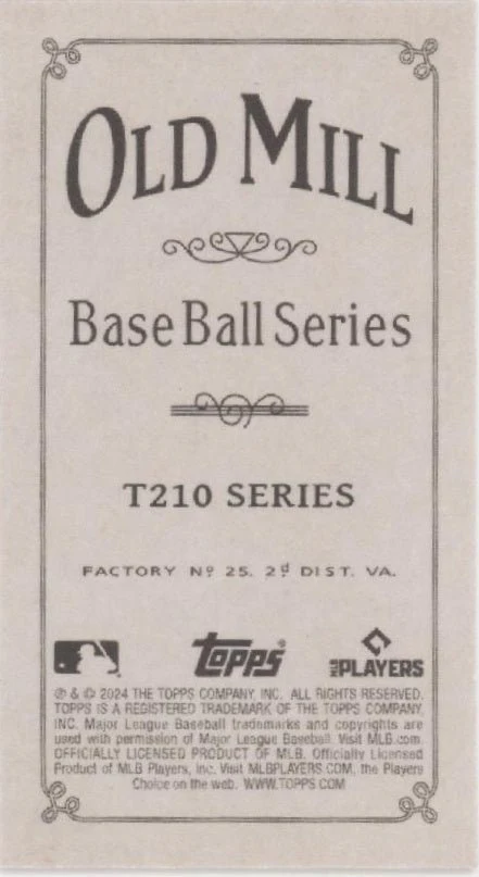 Mike Trout 2024 Topps 210 Series Old Mill Mini