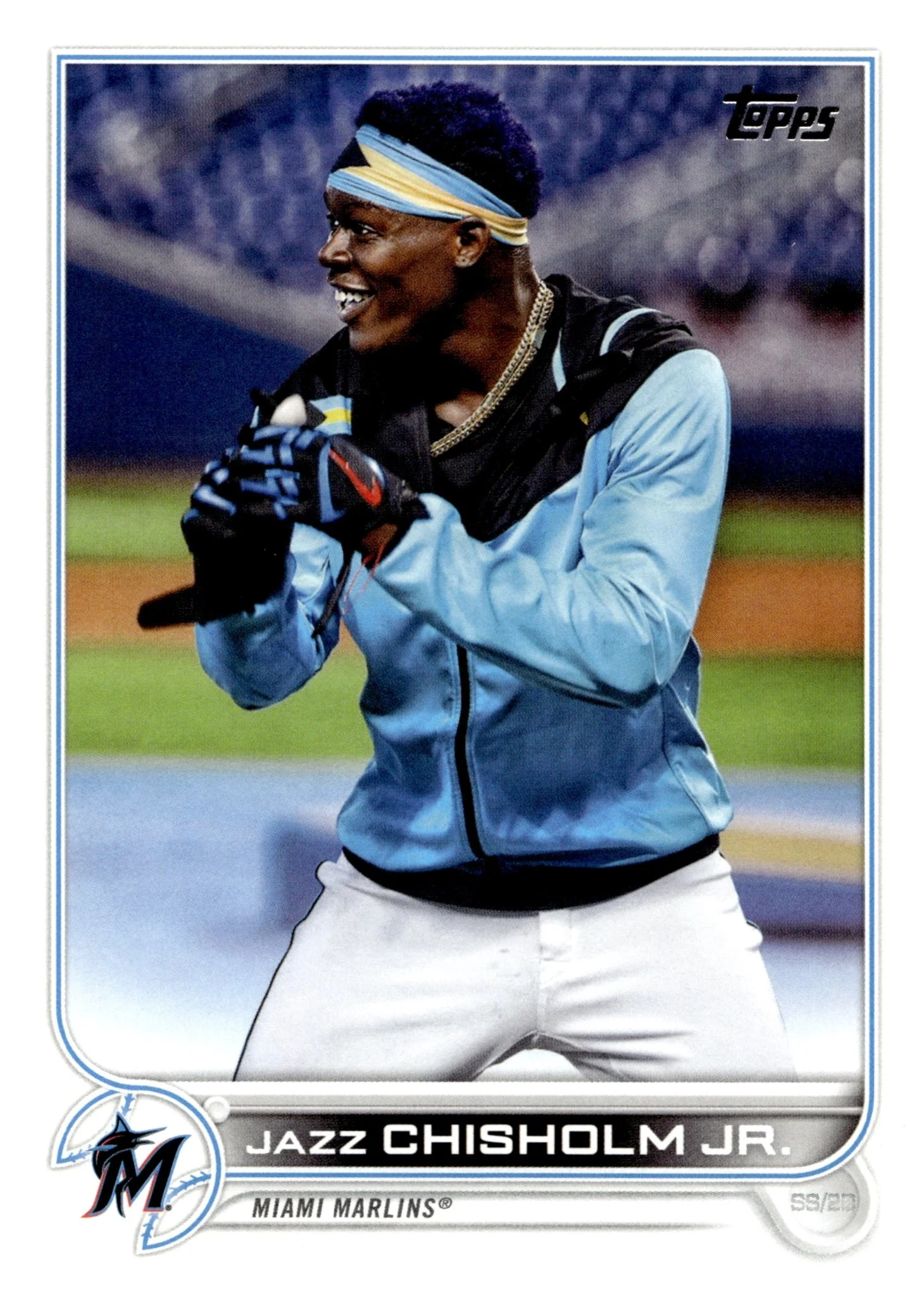 Jazz Chisholm Jr. 2022 Topps Series 1 Image Variation SP #6